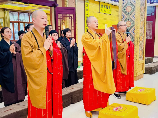 太平禅寺举行华严忏共修法会之圆满焰口法会