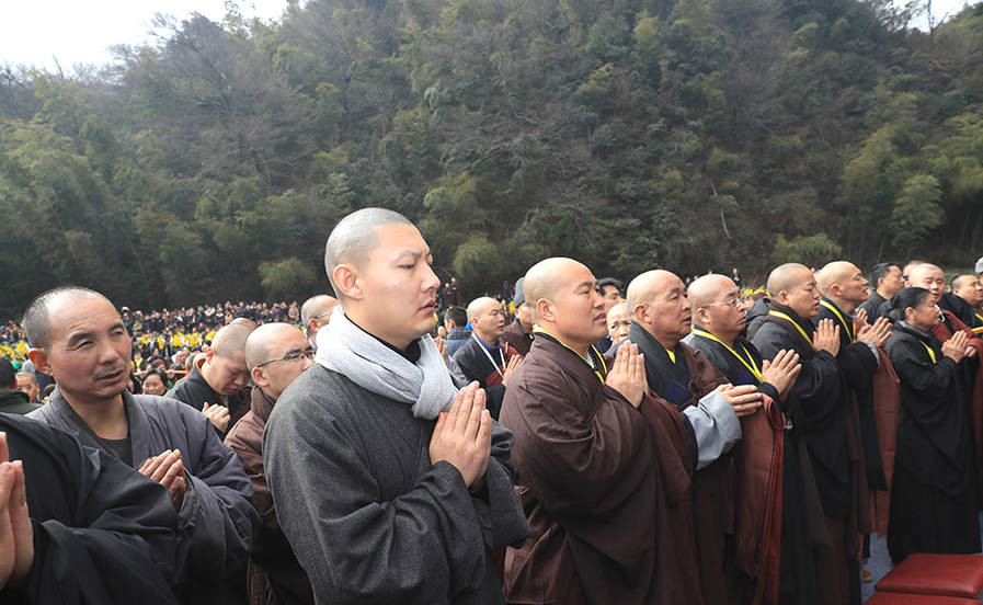 云居送别实拍禅门尊宿一诚长老追思荼毗法会