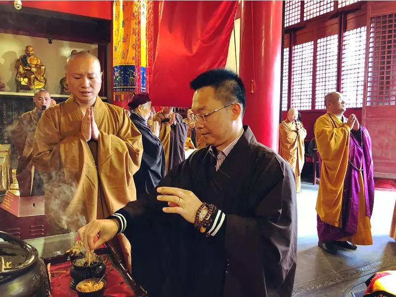 太平禅寺清明护国息灾祈福水陆法会洒净仪式