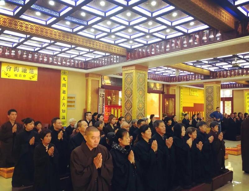 南通太平禅寺,宝华山隆昌寺联合举行传授在家居士三皈五戒菩萨戒法会