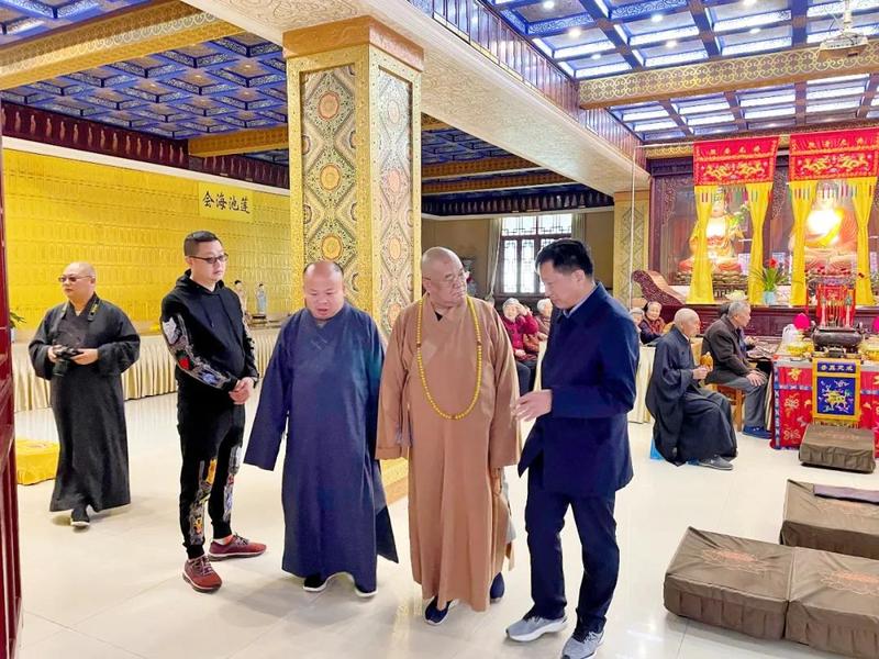 聊城市佛教协会界空法师一行参访太平禅寺