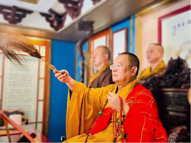 太平禪寺舉行華嚴懺共修法會之圓滿焰口法會